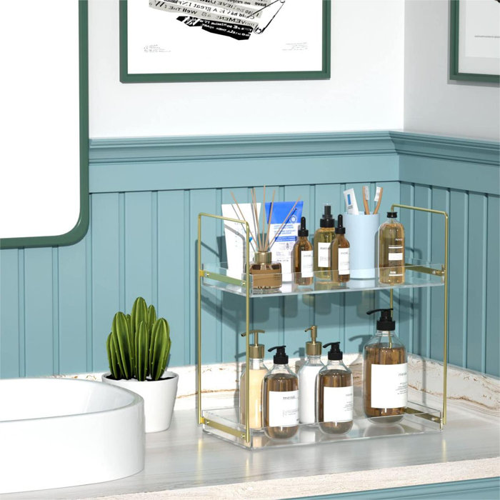 Mercer41 Makesha Metal Bathroom Shelves Wayfair